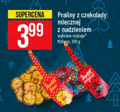 Czekoladowe talarki i figurki mleczne Millano promocja