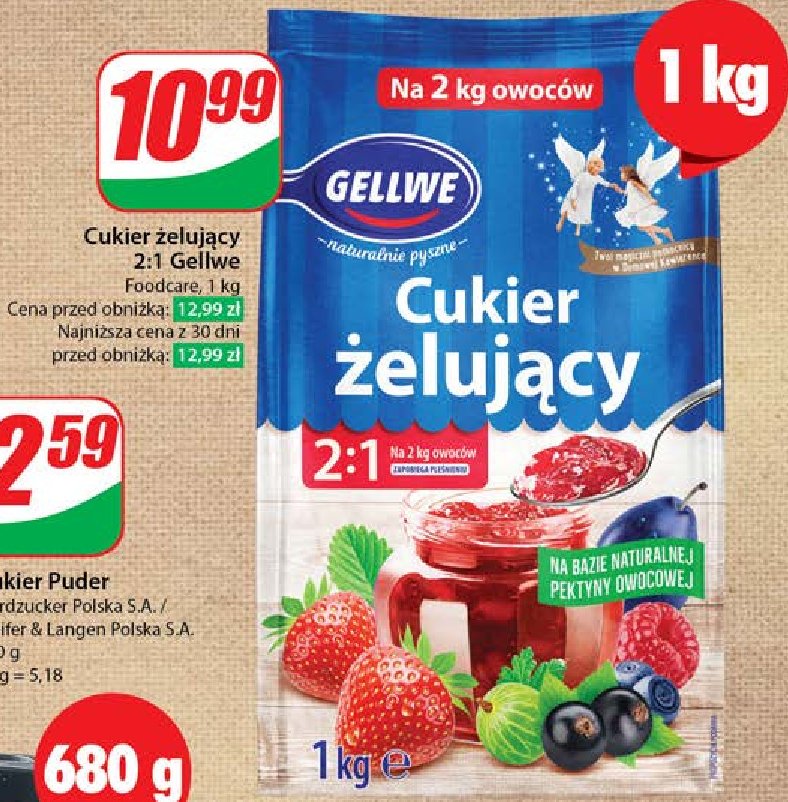 Cukier żelujący 2:1 Gellwe promocja w Dino