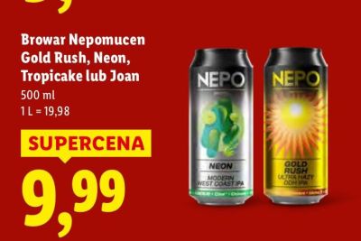 Piwo Neon promocja w Lidl