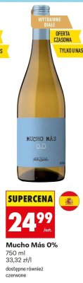 Wino Mucho Más 0% promocja w Biedronka