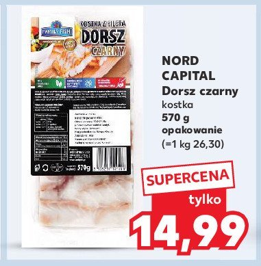 Dorsz czarny kostka Nord capital promocja