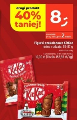 Figurki czekoladowe KitKat różne rodzaje, 65-87 g promocja w Dealz