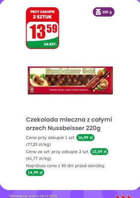 Czekolada promocja w Dino