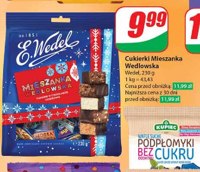 Cukierki E. wedel mieszanka wedlowska classic promocja w Dino