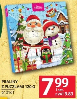 Praliny z puzzlami 120 g promocja w Selgros
