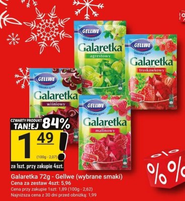 Galaretka 72g - Gellwe (wybrane smaki) promocja w Hitpol