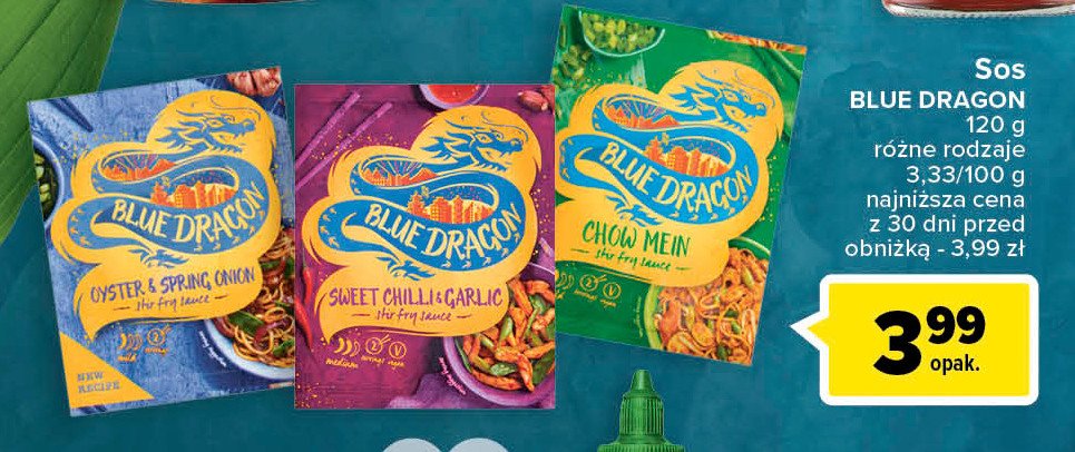 Sos sweet chilli & garlic Blue dragon promocja