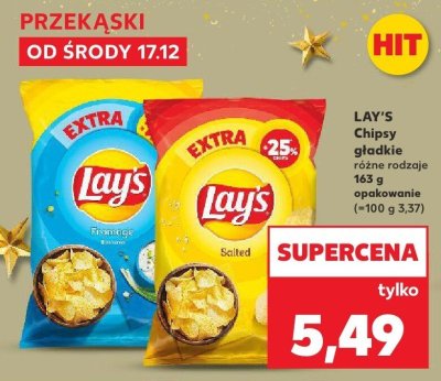 Chipsy gładkie różne rodzaje promocja w Kaufland