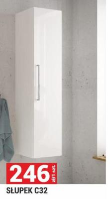 Słupek INGA SŁUPEK C32 kolor biały promocja w Merkury Market