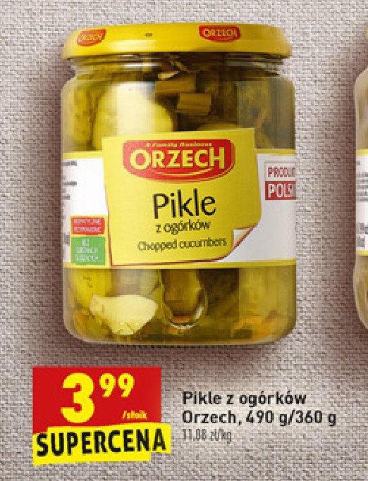 Pikle z og贸rk贸w Orzech promocja