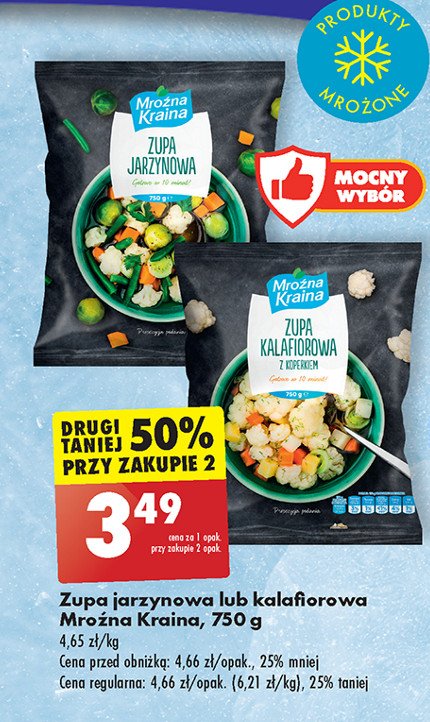 Zupa kalafiorowa Mroźna kraina promocja