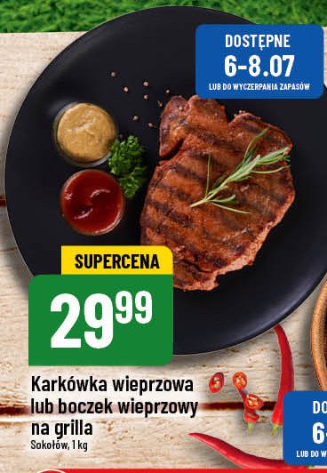 Karkówka wieprzowa bez kości Sokołów promocja