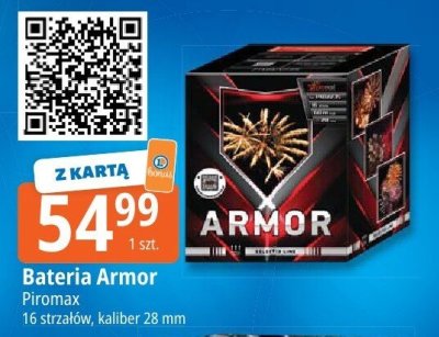 Bateria Armor Piromax 16 strzałów, kaliber 28 mm promocja w Leclerc