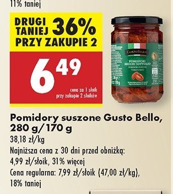 Pomidory suszone Gustobello promocja