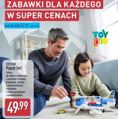 Pojazd 2w1 TOYLINO promocja w Aldi