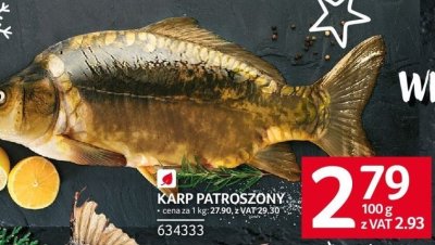 Karp patroszony promocja w Selgros