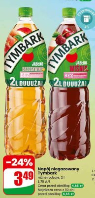 Napój niegazowany Tymbark wiśnia promocja w Dino