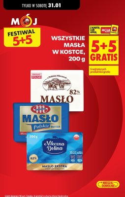 Masło Extra 82% 200g promocja w Biedronka