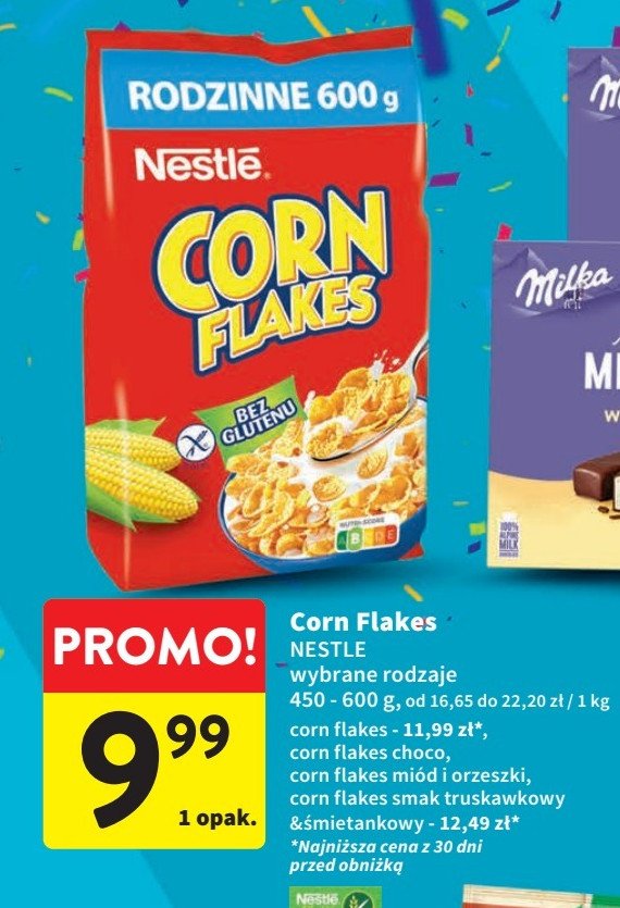 P艂atki 艣niadaniowe Nestle corn flakes choco Corn flakes (nestle) promocja
