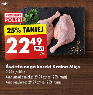 Noga z kaczki Kraina mięs promocja