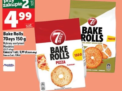 Bake Rolls 7Days 150 g promocja w TOPAZ