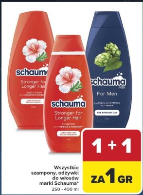 Szampon Schauma Stronger for Longer Hair promocja w Carrefour