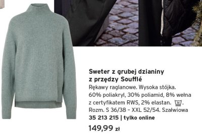 Sweter promocja w Tchibo