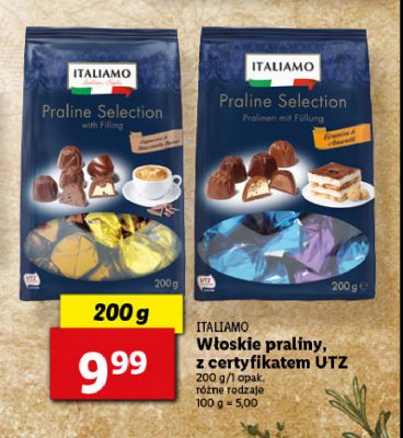Praliny w艂oskie o smaku cappuccino i stracciatella Italiamo promocja