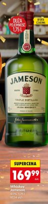 Whiskey Jameson 1,75 l promocja w Biedronka