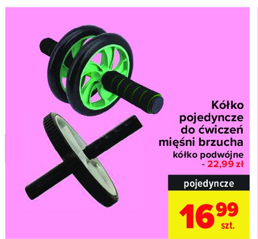 Koło pojedyncze do ćwiczenia mięśni brzucha promocja