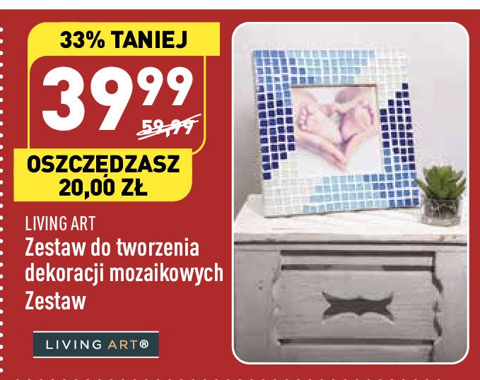 Zestaw do tworzenia dekoracji mozaikowych Living art promocja