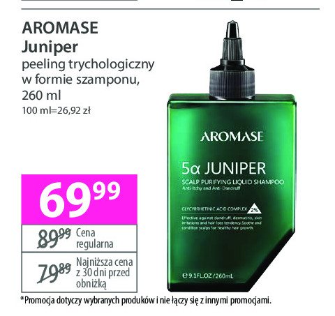 Peeling do skóry głowy Aromase juniper promocja