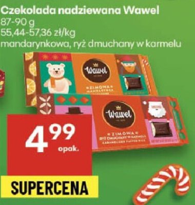 Czekolada nadziewana Wawel promocja w Delikatesy Centrum