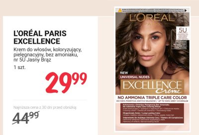 Krem do włosów koloryzujący, pielęgnacyjny promocja w Rossmann