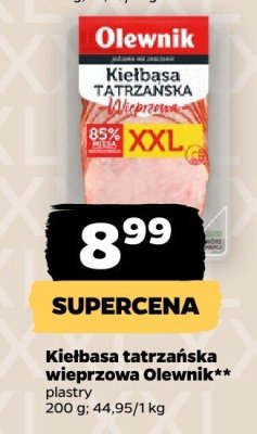 Kiełbasa tatrzańska promocja w Netto