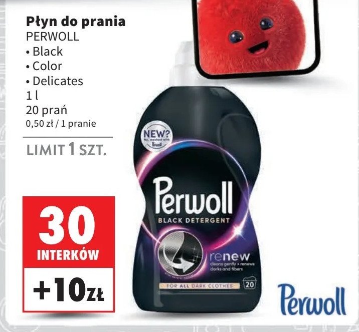 Płyny do prania Perwoll renew wool promocja