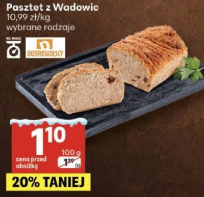 Pasztet z Wadowic wybrane rodzaje promocja w Delikatesy Centrum