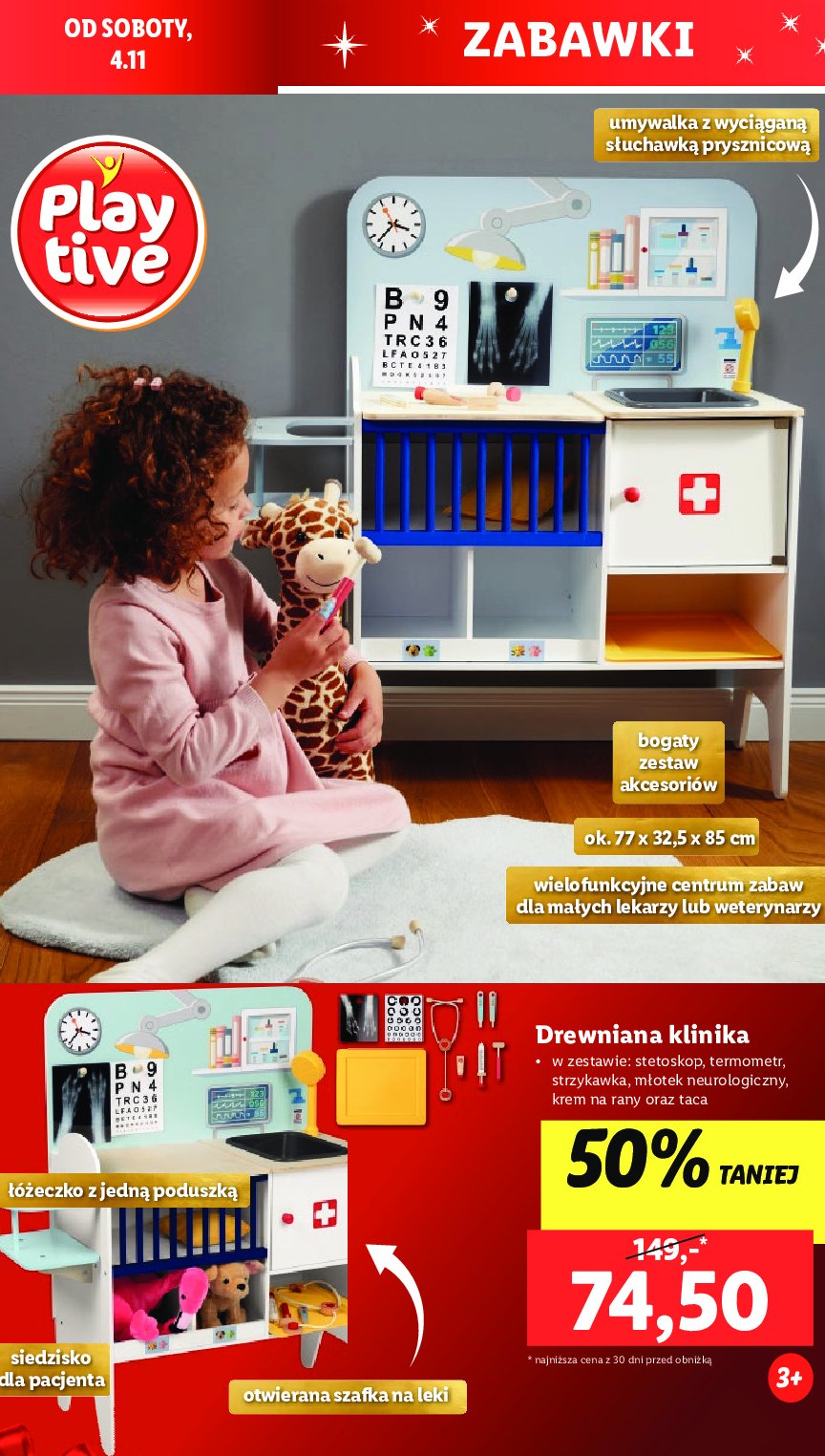 Klinika drewniana z akcesoriami Playtive promocja