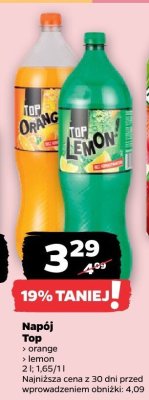 Napój Top lemon promocja w Netto