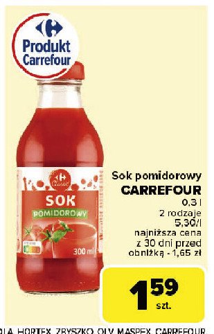 Sok pomidorowy Carrefour promocja