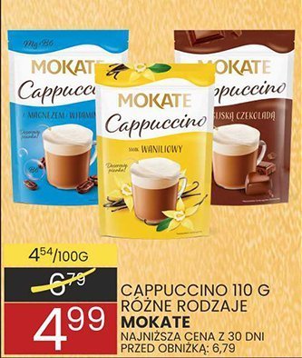 Cappuccino 110 g różne rodzaje promocja w Wafelek