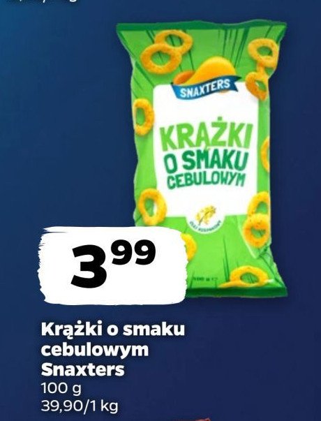 Krążki o smaku cebulkowym Snaxters promocja