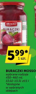 Buraczki Mosso promocja w ABC