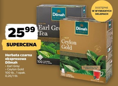 Herbata czarna ekspresowa Earl Grey promocja w Netto