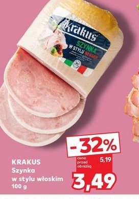 Szynka w stylu w艂oskim Krakus animex promocja