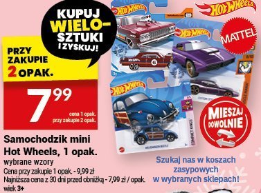 Samochodzik mini Hot Wheels, 1 opak. promocja w Twój Market