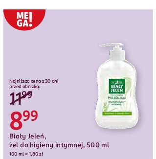 Żel do higieny intymnej aloes Biały jeleń promocja w Rossmann