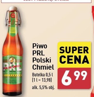 Piwo PRL POLSKI CHMIEL promocja w Aldi