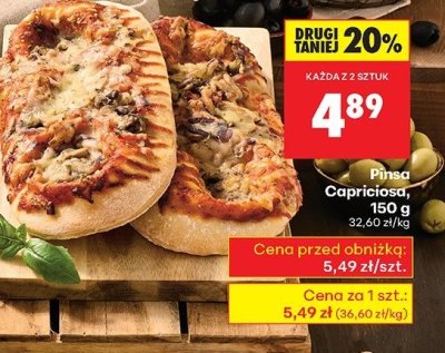 Pinsa Capriciosa promocja w Biedronka