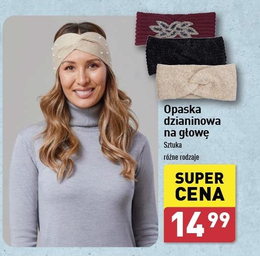 Opaska na głowę z perełkami promocja